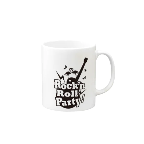 Rock'n Roll Party black Mug