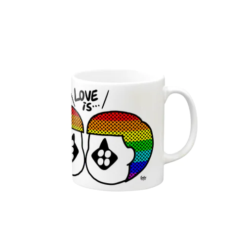 LOVE is 自由★ Mug