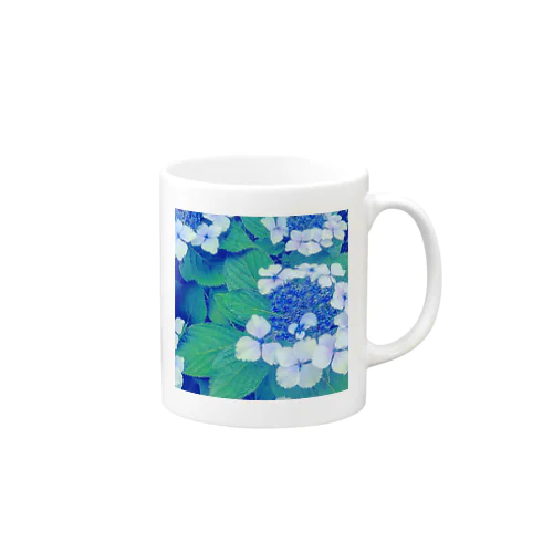 紫陽花 Mug