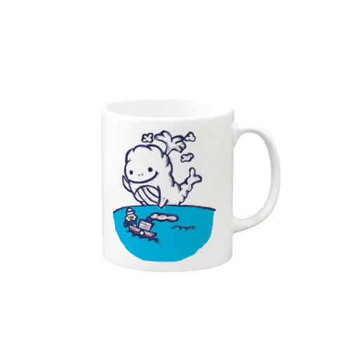 くじら雲 Mug