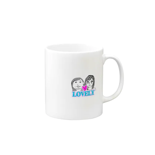 ラブリーな女子 Mug