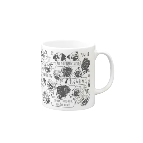 ハッピーパグデー・マグカップ Mug