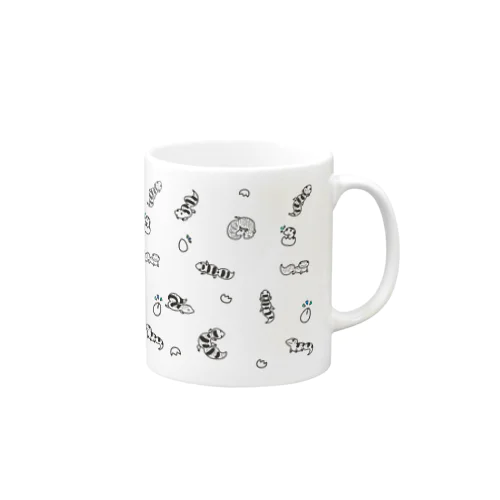 いっぱいレオパ集合 シンプル Mug