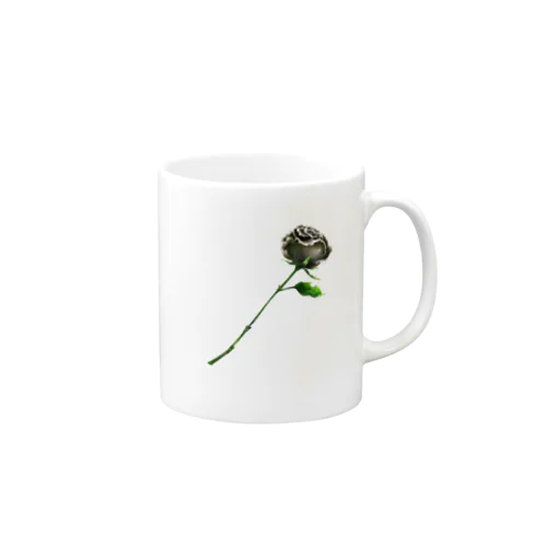 呪いの召喚獣シリーズ(黒薔薇1輪) Mug