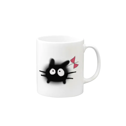黒猫プー Mug