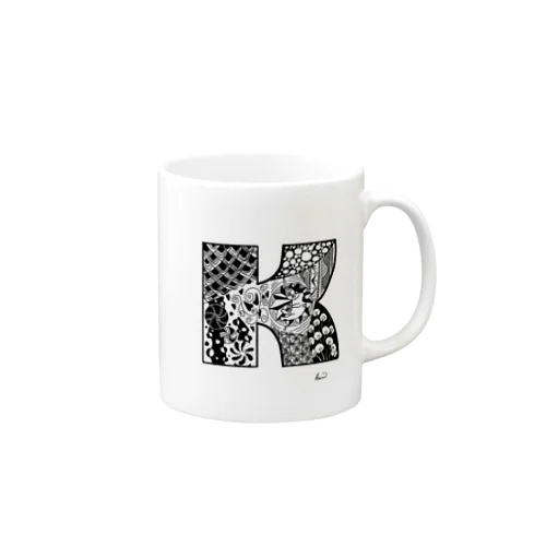 Kの文字 Mug