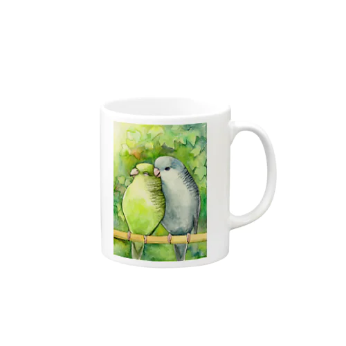 Best Friend(サザナミインコ） Mug