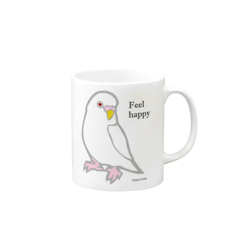 ハッピーインコ・セキセイアルビノ Mug