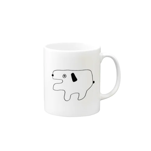 天才犬ポチ Mug