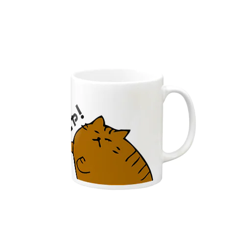 デブ猫ニャポポさんマグ2 マグカップ