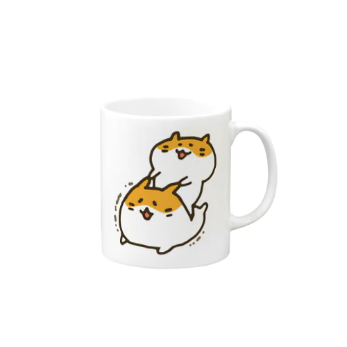 むにむにハムスター（カラー） Mug