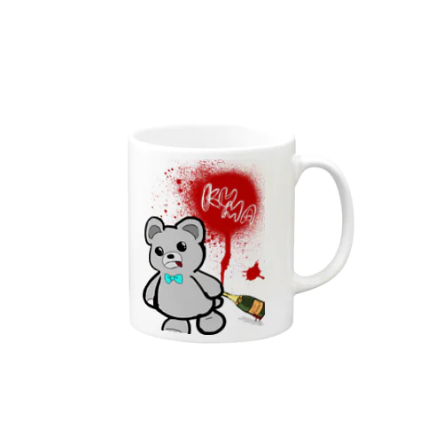 メンヘラ酒ヤクザのくまくん Mug