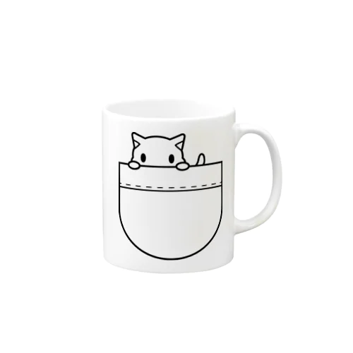 ぽけっとにゃんこ Mug