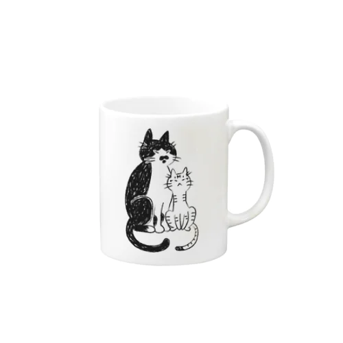 なかよし猫 Mug