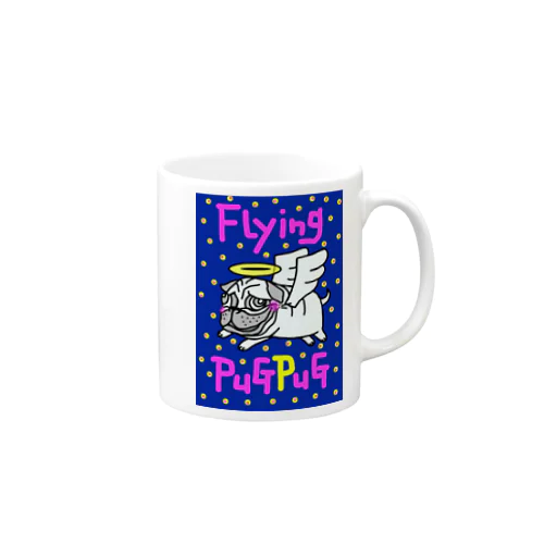 Flying PuGPuG Mug