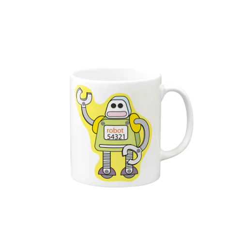 robo(yellow) マグカップ