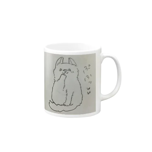 ちょい笑秋田犬くん Mug