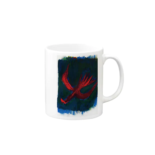 Red Bird Mug