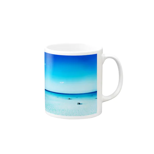 青い海 Mug