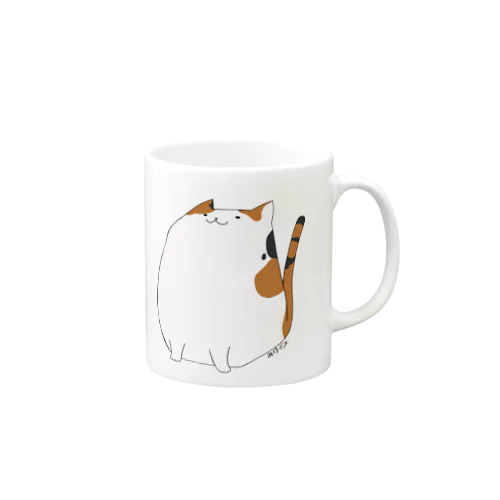 しかくねこミケ Mug