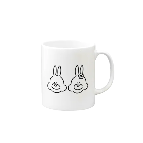 うさぎ(ふたりいっしょ) Mug