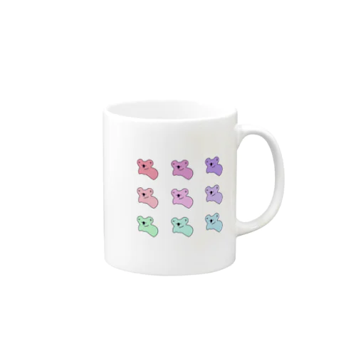 かじられたコアラぱんcolorver. Mug