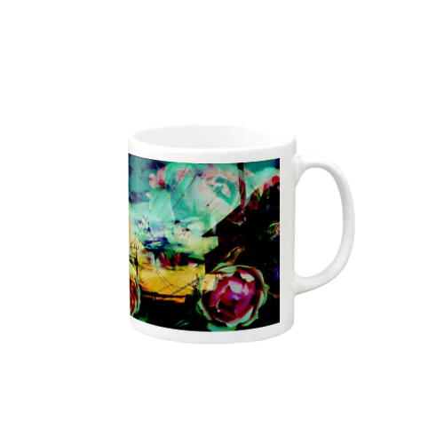 夕暮れの薔薇空 Mug