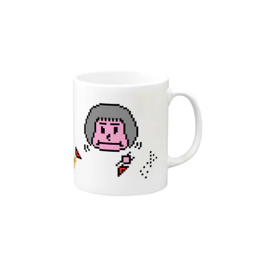 イタダキマースクン（灰） Mug