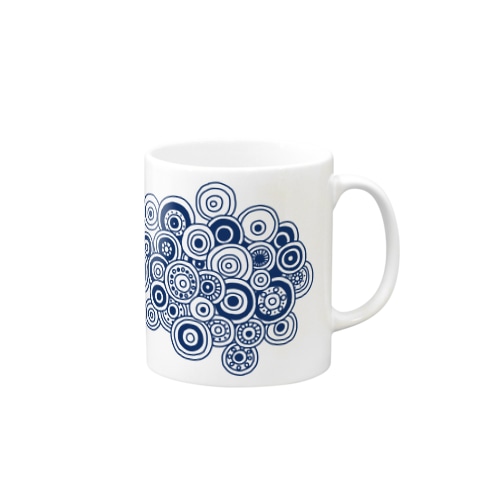 丸の集合体 Mug