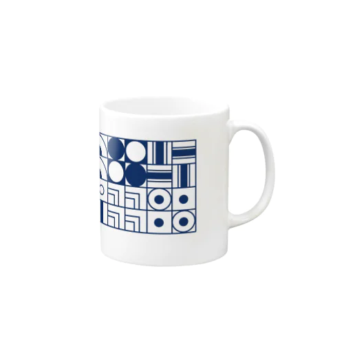 四角 パターン Mug