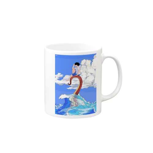 海の怪物 Mug