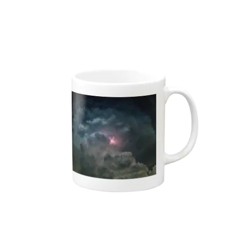 夏と雷雲 Mug