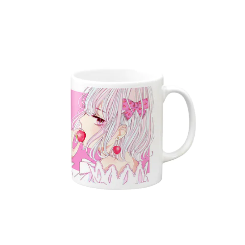 いちご×White Mug