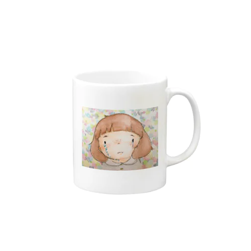 腫れた女の子 Mug