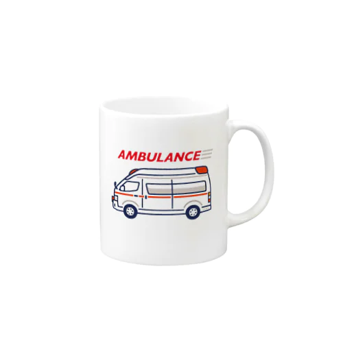 救急車　AMBULANCE Mug