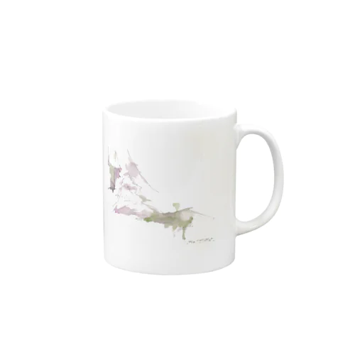 水彩抽象画Tシャツ Mug