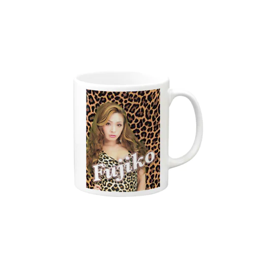 Fuzy'sgoods.ヒョウ柄 Mug