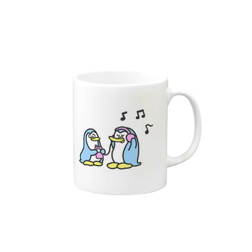 なんの曲きいてるの？ Mug