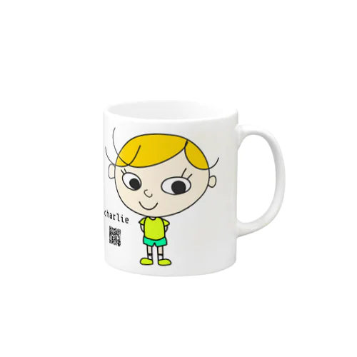 boy charlie QR  Mug