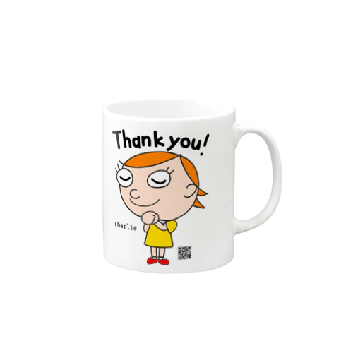 thankyou charlie  カラーver. Mug