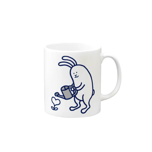 うさみよしお「ココロに水まき」 Mug