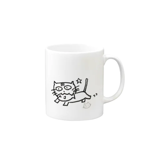 ましねこ！｜お魚 de ゴキゲン☆(ブランク) Mug