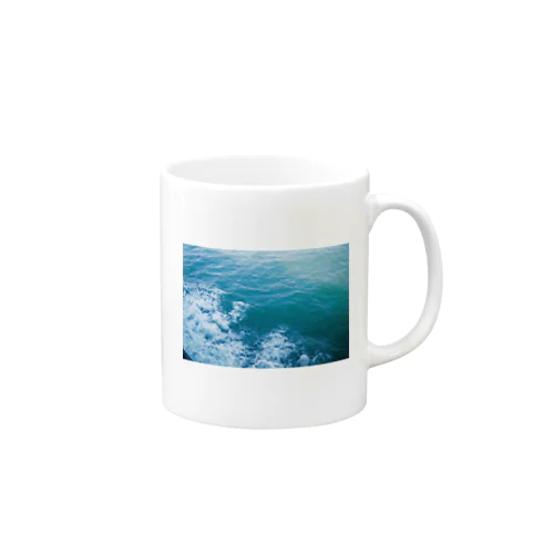 海のあお Mug