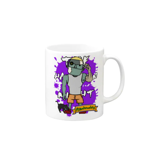 ハロウィン フランケンシュタイン Mug