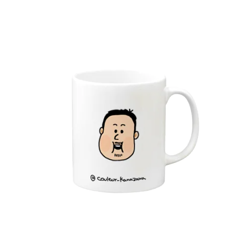 シェフ顔シリーズ Mug