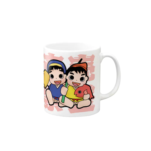 商売繁盛だいこくえびす Mug