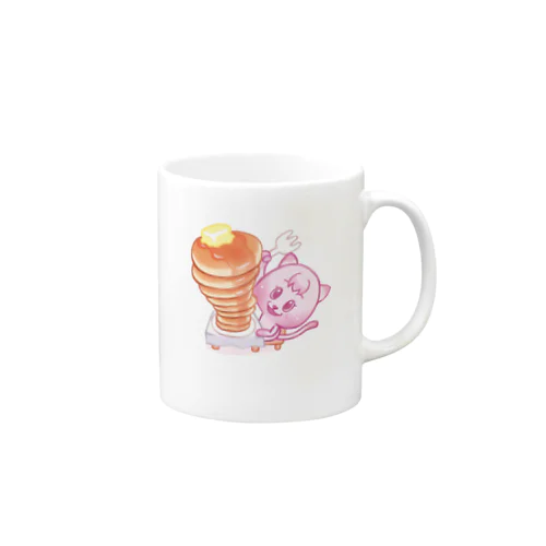 PNの食いしん坊ネコ Mug