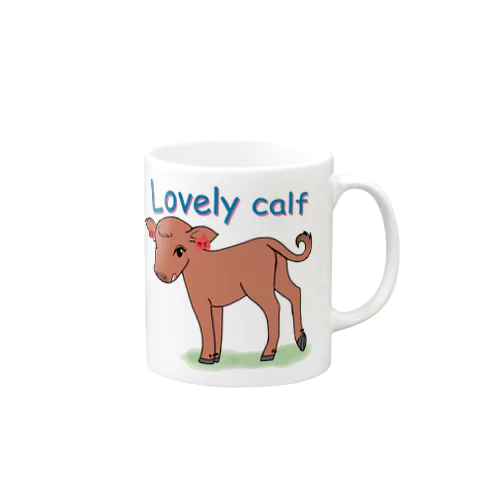 Lovely Calf マグカップ