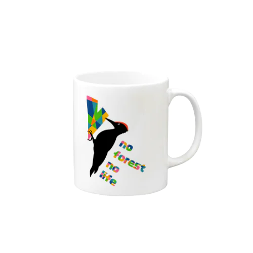 クマゲラ★キツツキ Mug