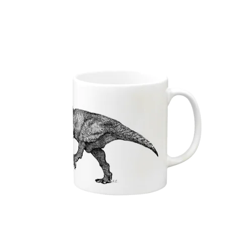 ティラノサウルス(モノクロver.) Mug